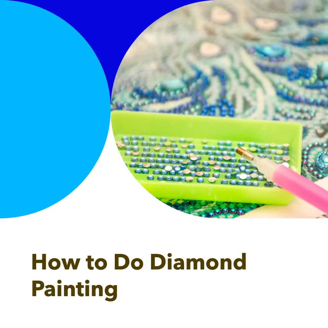 How does diamond painting work?