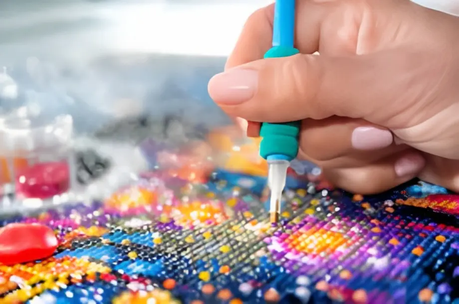 How to use Blu Tack for diamond painting