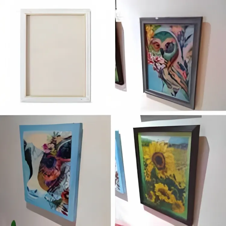 how to frame diamond painting with cardboard