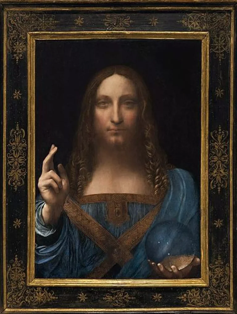 1. 'Salvator Mundi' by Leonardo da Vinci