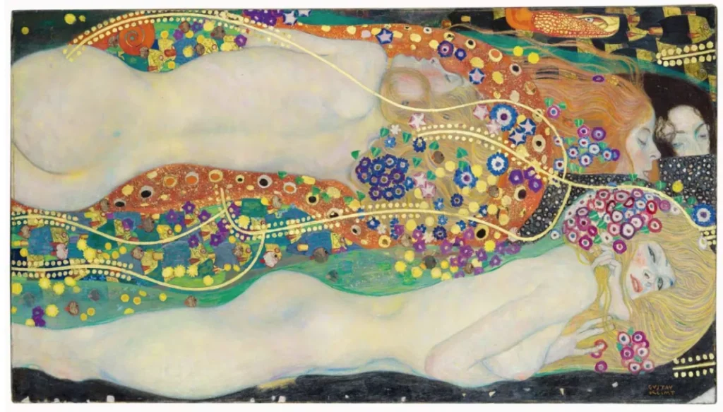 'Water Snakes II' by Gustav Klimt Belvedere Museum


