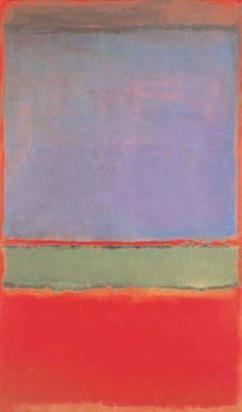 No. 6 Violet, Green and Red by Mark Rothko
