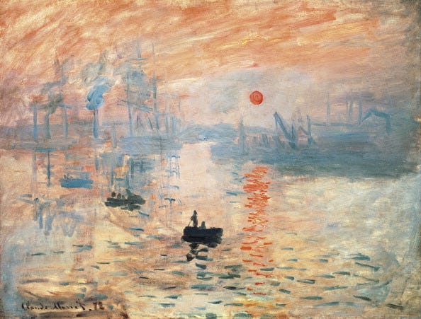 impression dawn monet