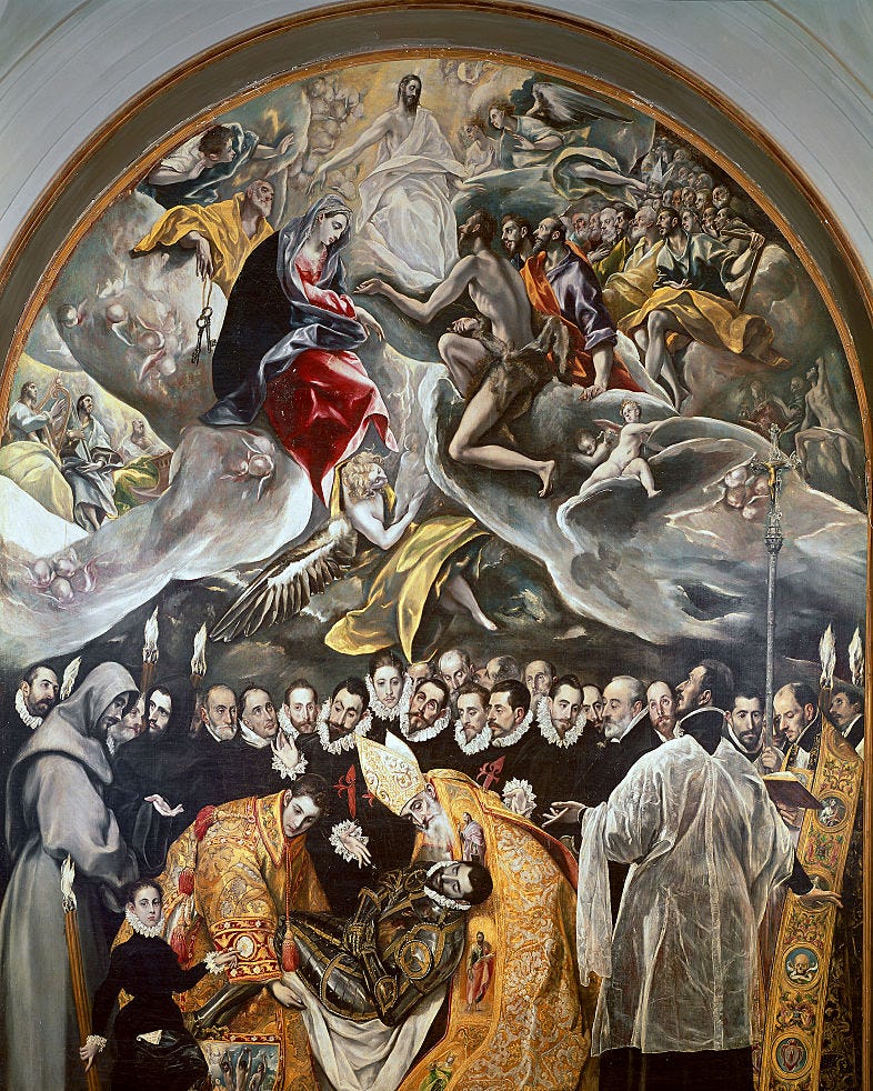 The Burial of Count Orgaz by El Greco