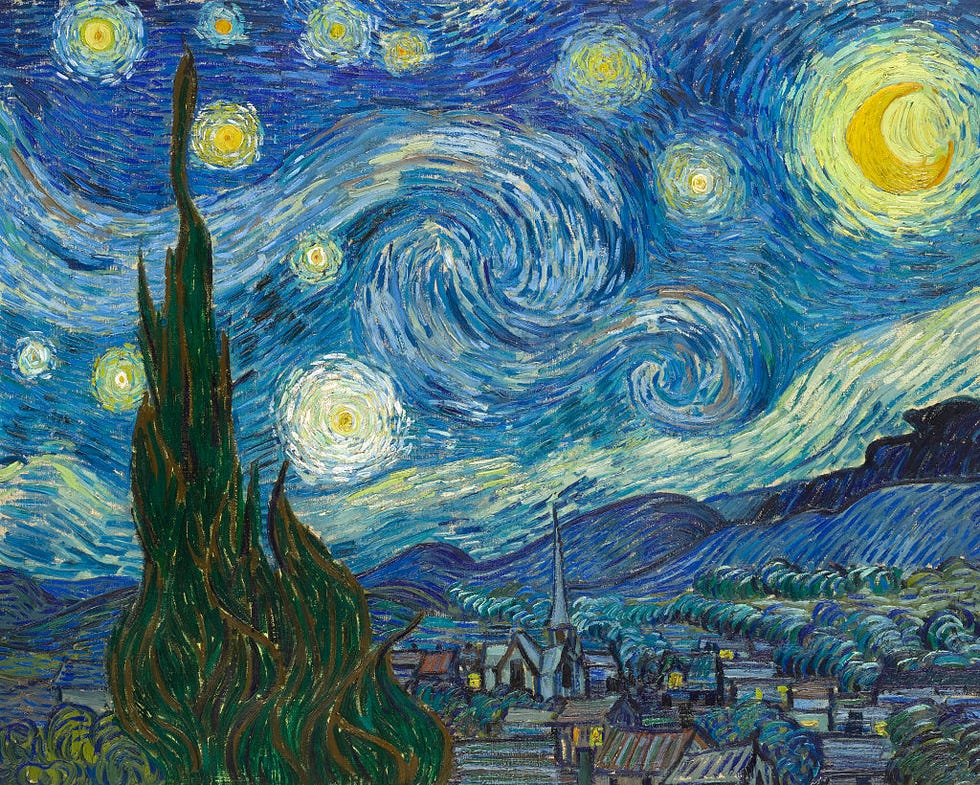 The Starry Night by Vincent Van Gogh